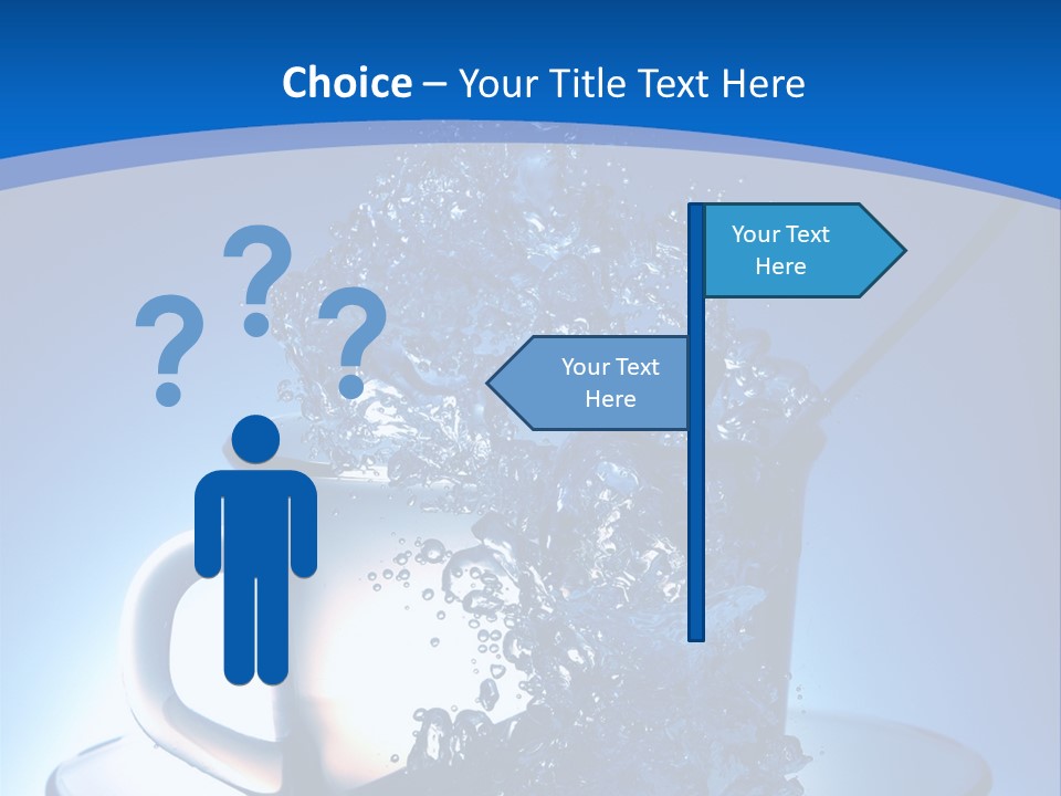 Office Figure Company PowerPoint Template