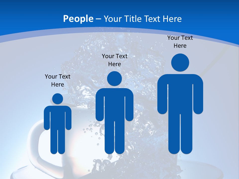 Office Figure Company PowerPoint Template