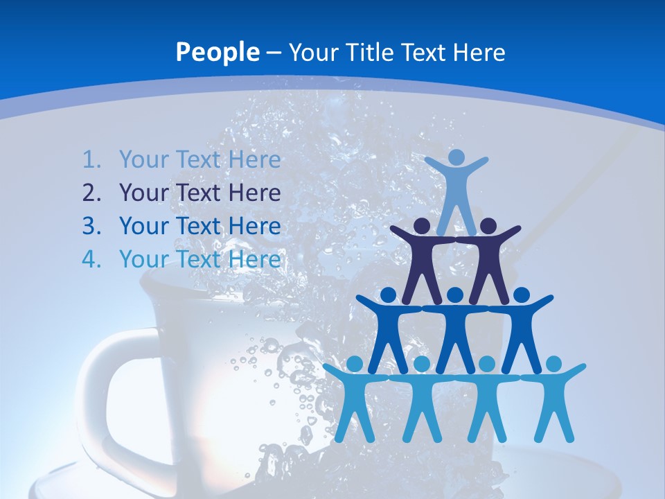 Office Figure Company PowerPoint Template