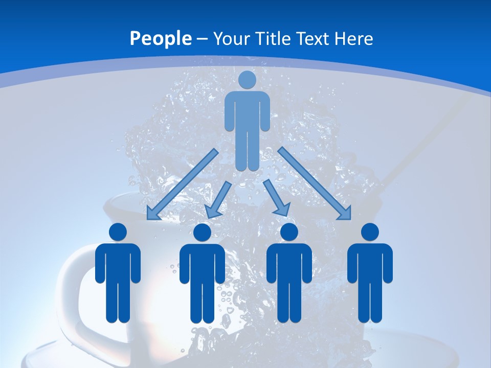 Office Figure Company PowerPoint Template