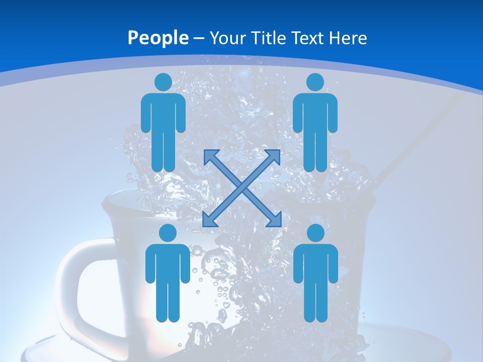 Office Figure Company PowerPoint Template