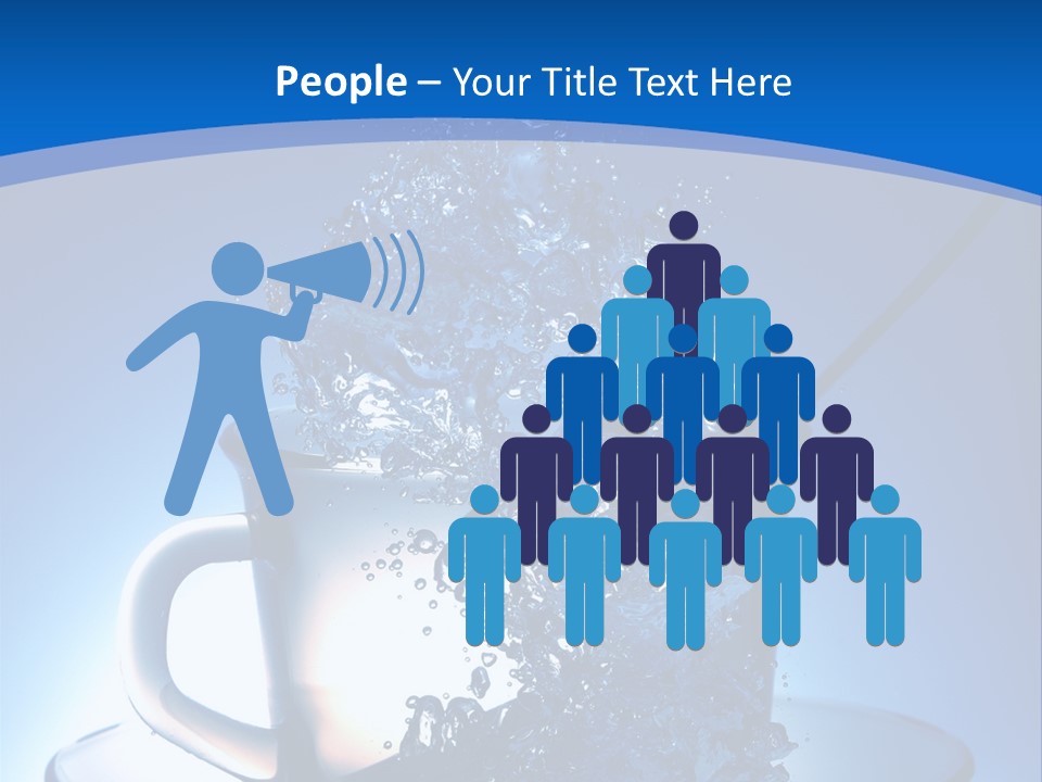 Office Figure Company PowerPoint Template