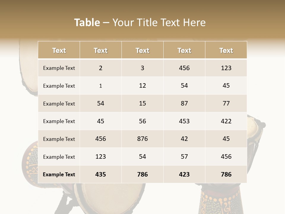 Instrument Equipment Exotic PowerPoint Template