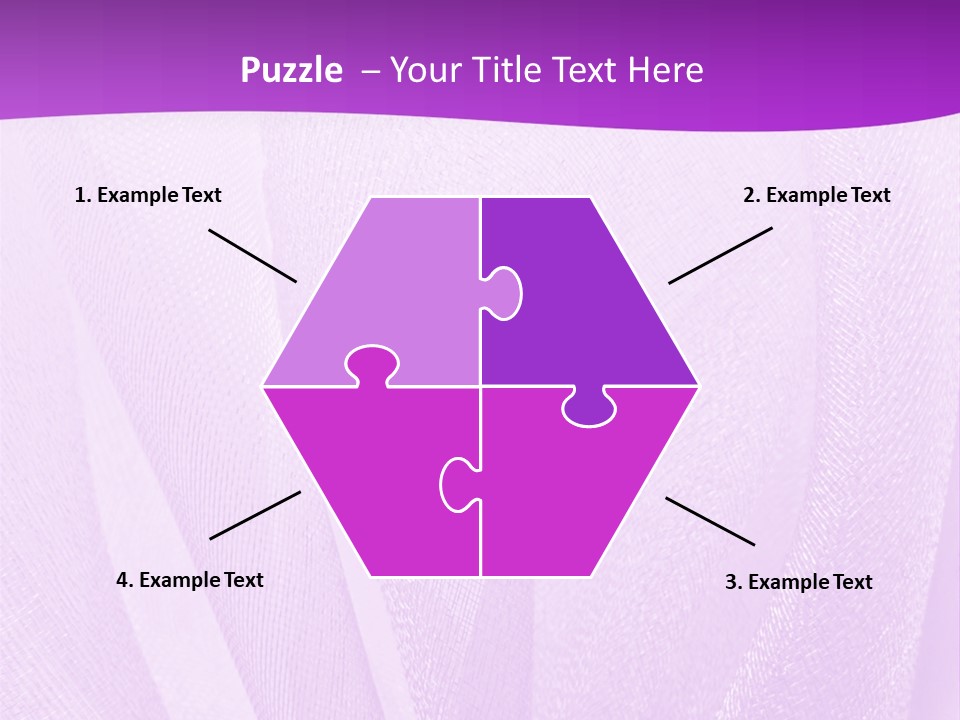 Bright Ribbon Ripple PowerPoint Template