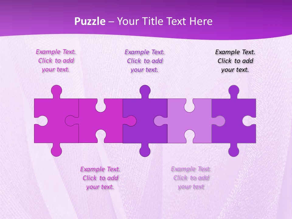 Bright Ribbon Ripple PowerPoint Template