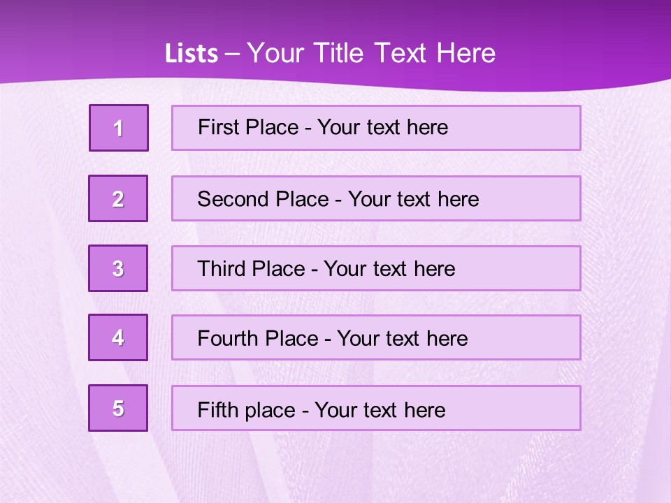 Bright Ribbon Ripple PowerPoint Template