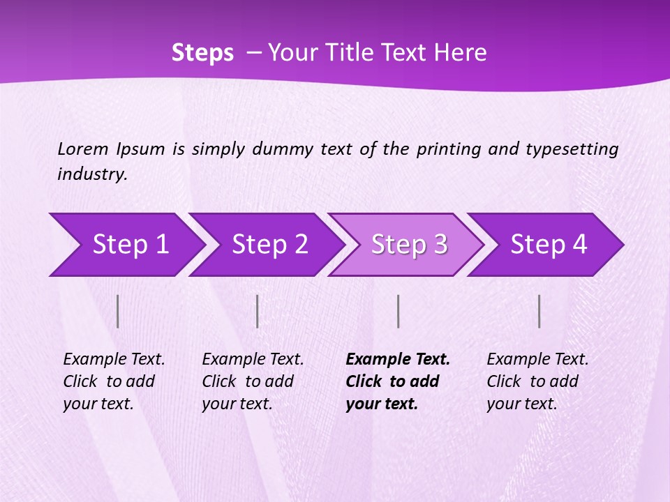 Bright Ribbon Ripple PowerPoint Template
