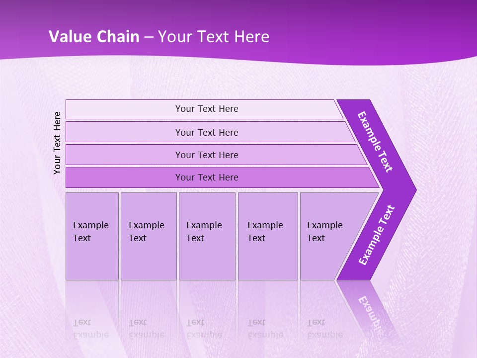 Bright Ribbon Ripple PowerPoint Template