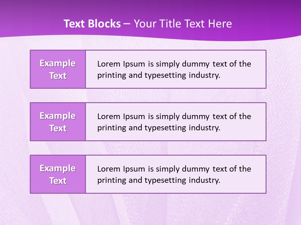 Bright Ribbon Ripple PowerPoint Template