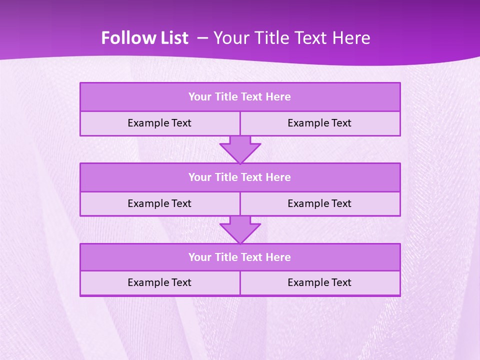 Bright Ribbon Ripple PowerPoint Template