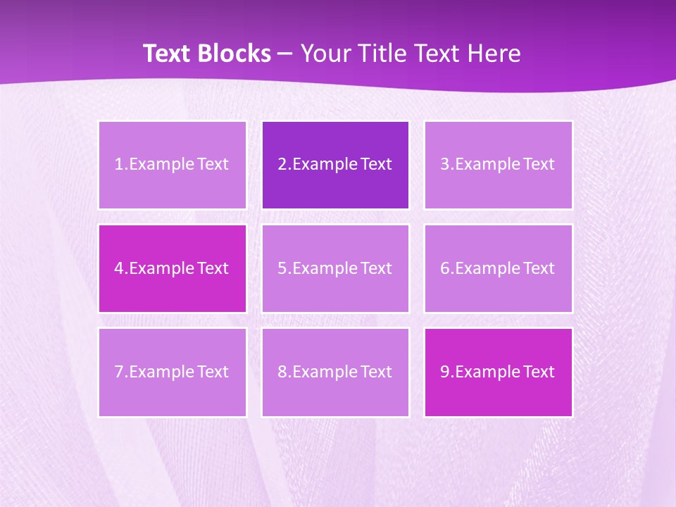 Bright Ribbon Ripple PowerPoint Template