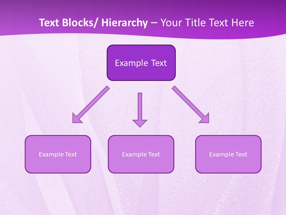 Bright Ribbon Ripple PowerPoint Template