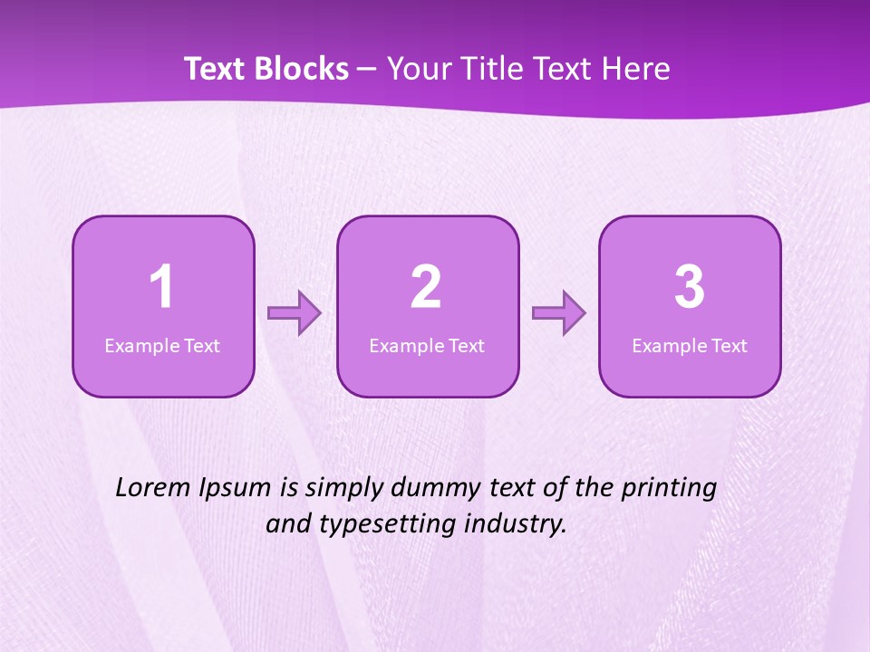 Bright Ribbon Ripple PowerPoint Template