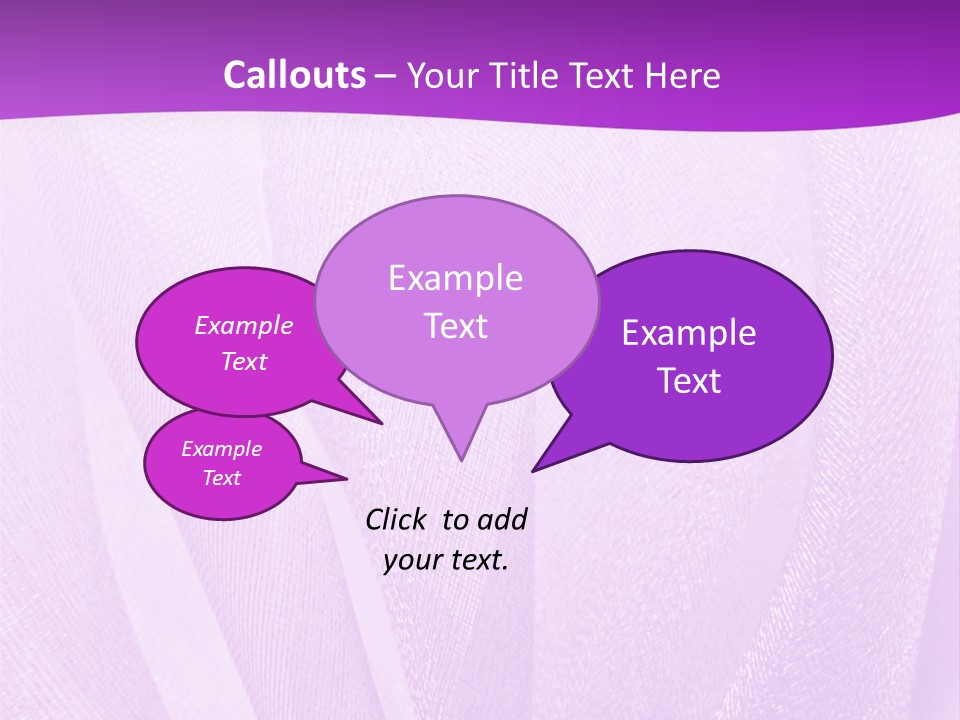 Bright Ribbon Ripple PowerPoint Template