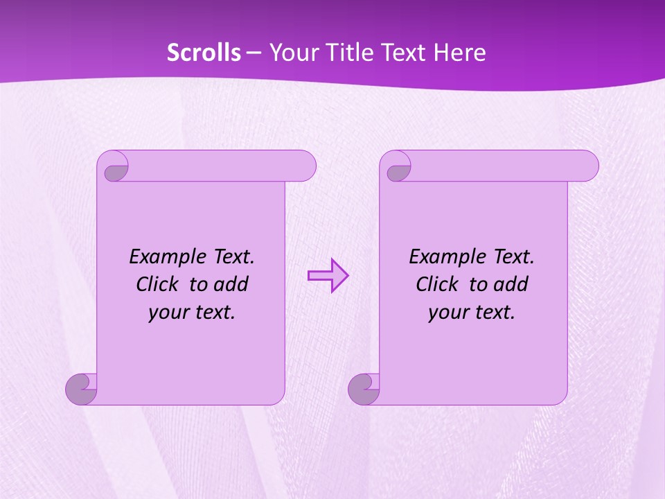 Bright Ribbon Ripple PowerPoint Template