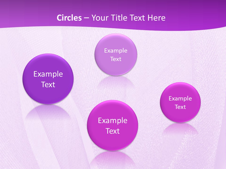 Bright Ribbon Ripple PowerPoint Template