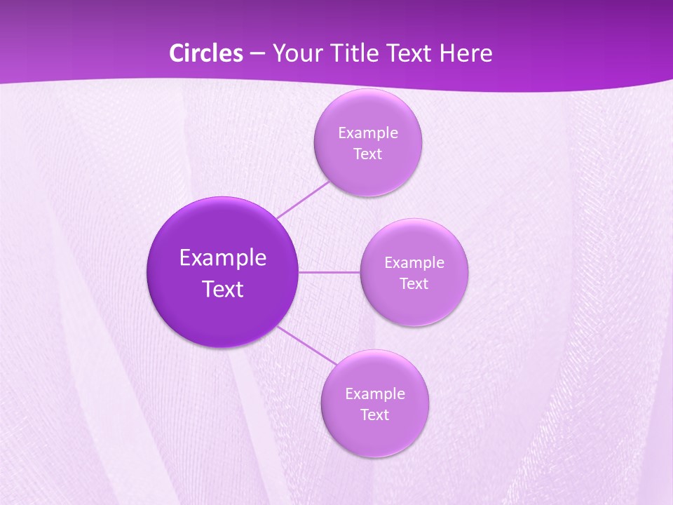 Bright Ribbon Ripple PowerPoint Template