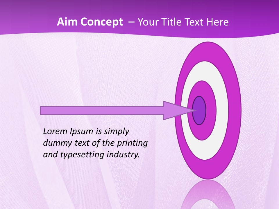 Bright Ribbon Ripple PowerPoint Template