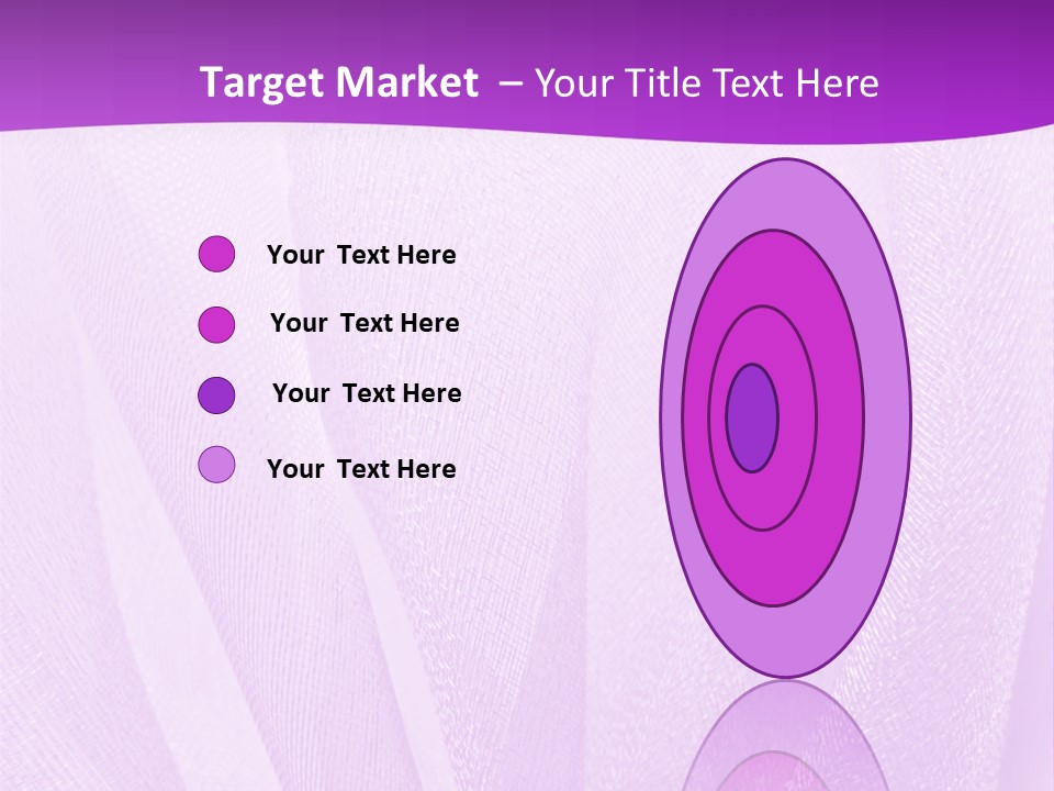 Bright Ribbon Ripple PowerPoint Template