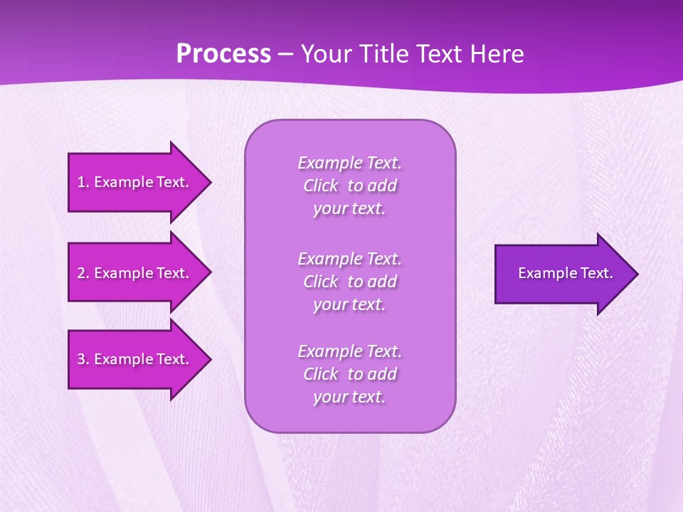 Bright Ribbon Ripple PowerPoint Template