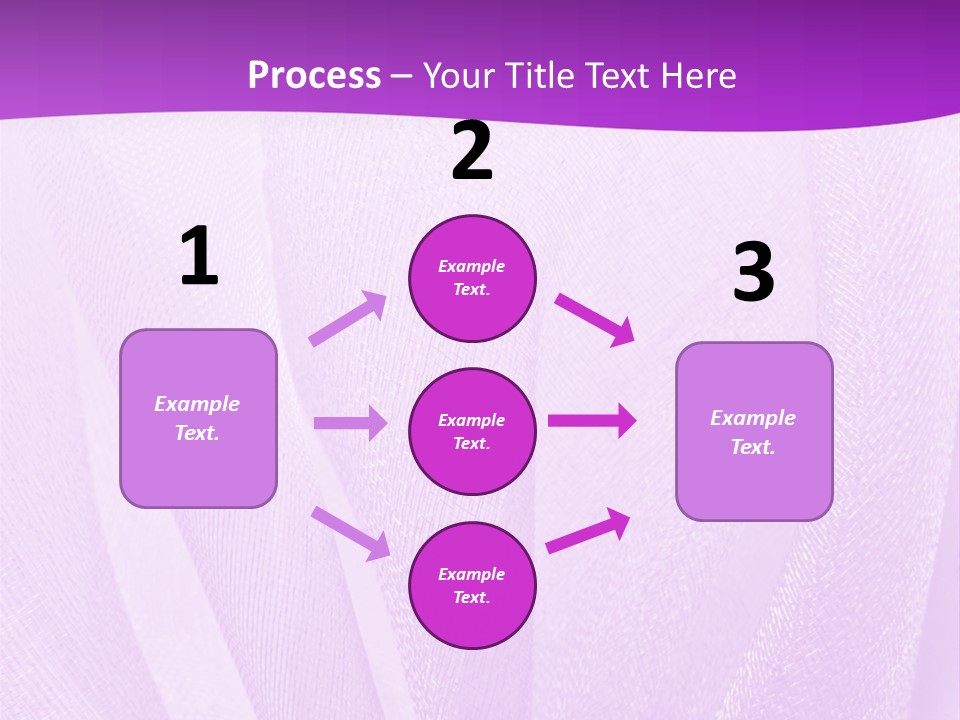 Bright Ribbon Ripple PowerPoint Template