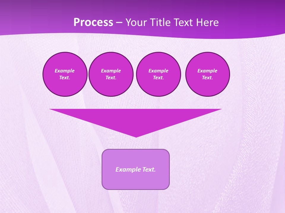 Bright Ribbon Ripple PowerPoint Template