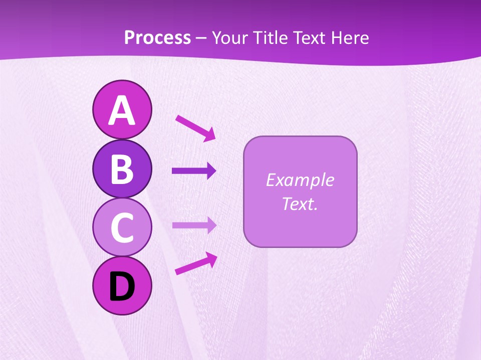 Bright Ribbon Ripple PowerPoint Template