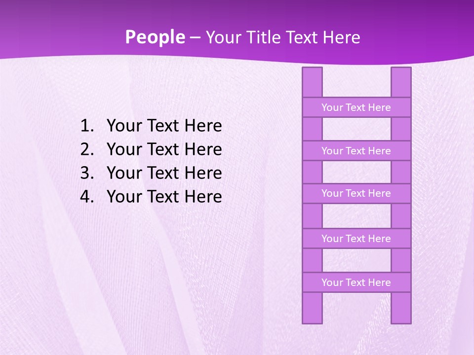 Bright Ribbon Ripple PowerPoint Template