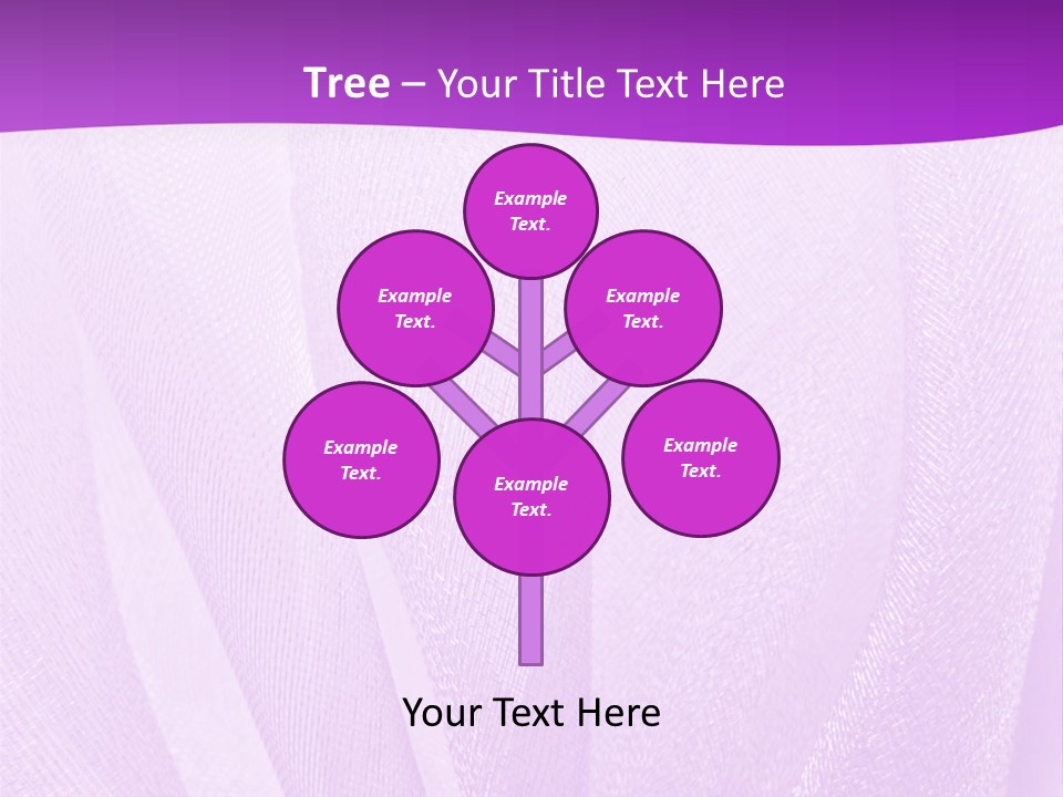 Bright Ribbon Ripple PowerPoint Template