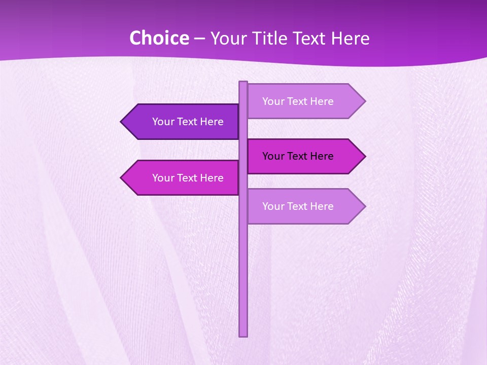 Bright Ribbon Ripple PowerPoint Template