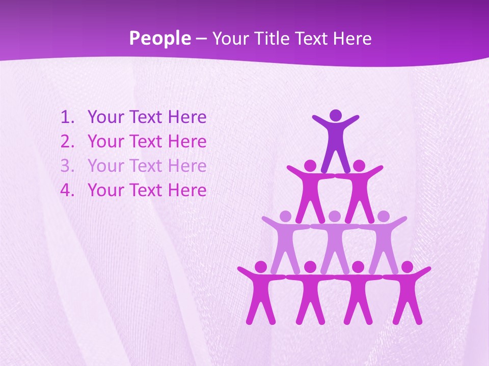 Bright Ribbon Ripple PowerPoint Template