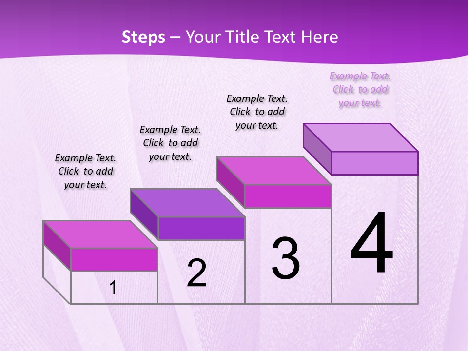 Bright Ribbon Ripple PowerPoint Template