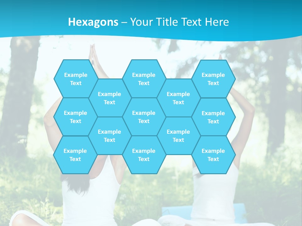 Woman Relaxation Balance PowerPoint Template