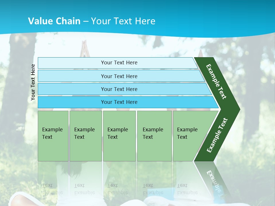 Woman Relaxation Balance PowerPoint Template