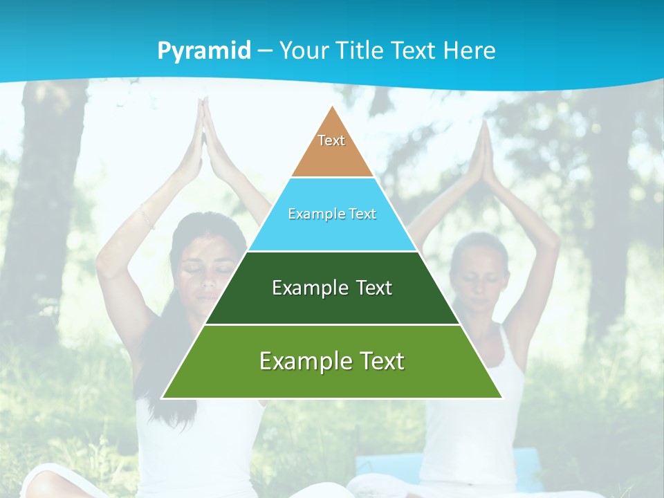 Woman Relaxation Balance PowerPoint Template