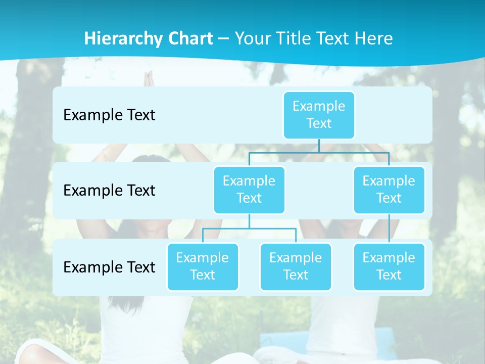 Woman Relaxation Balance PowerPoint Template