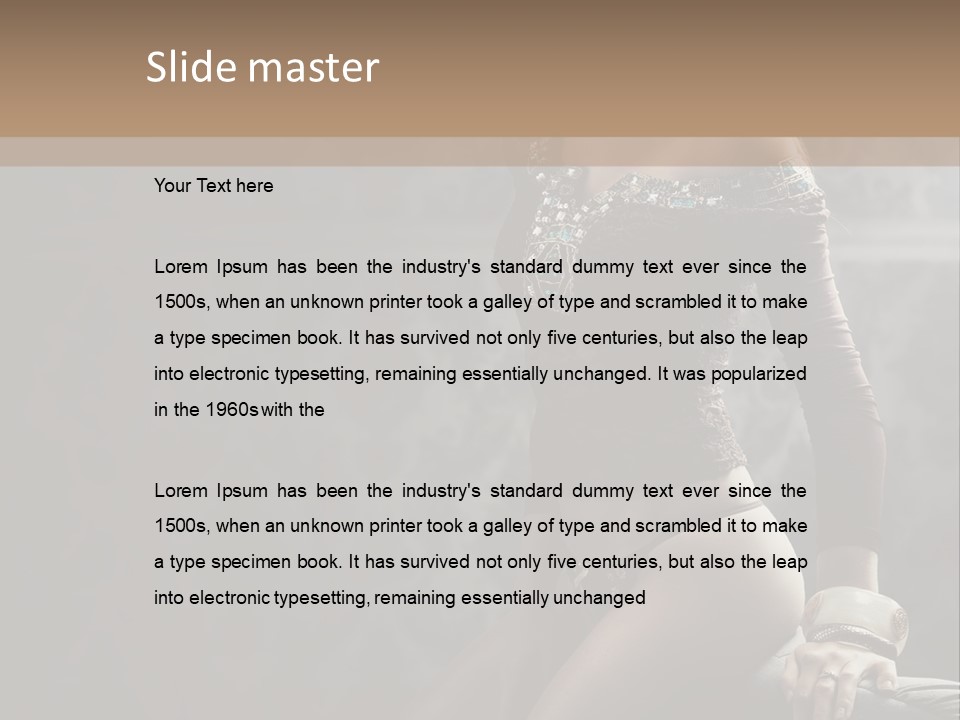 Look Beauty Hair PowerPoint Template