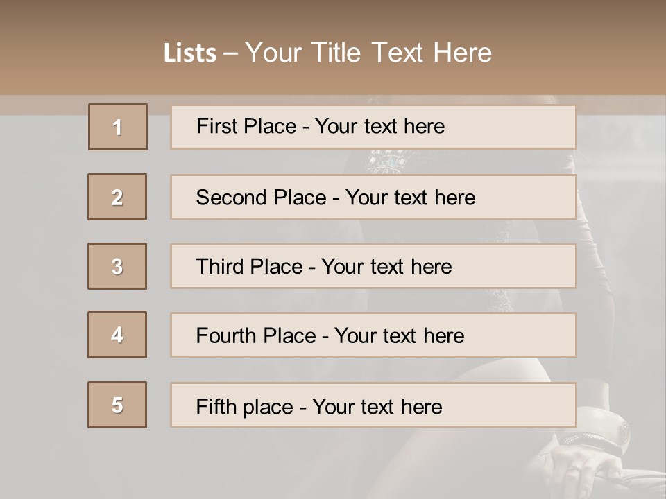 Look Beauty Hair PowerPoint Template