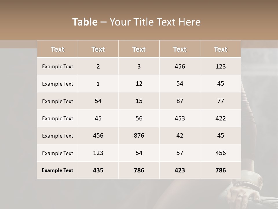 Look Beauty Hair PowerPoint Template