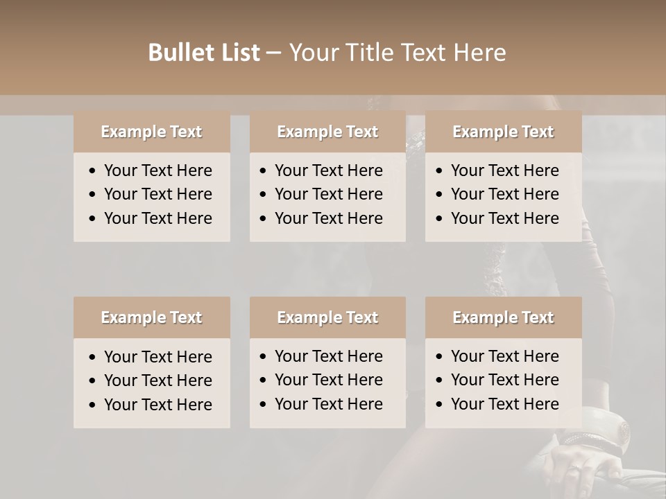 Look Beauty Hair PowerPoint Template