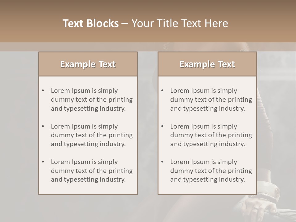 Look Beauty Hair PowerPoint Template