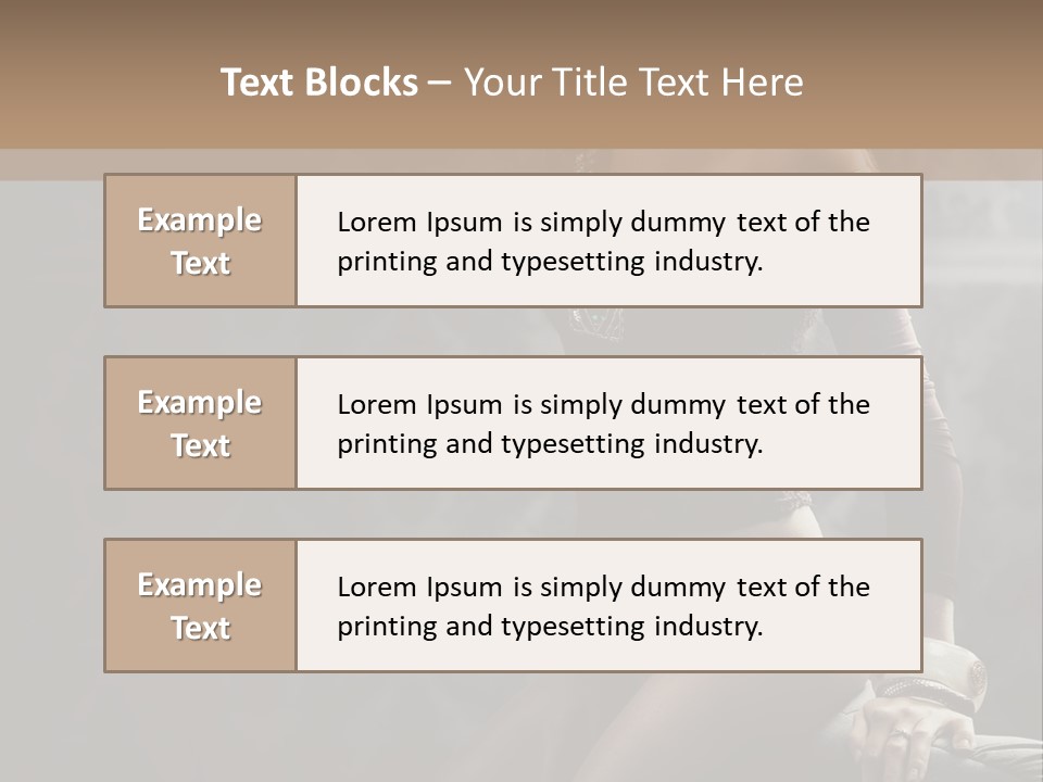 Look Beauty Hair PowerPoint Template