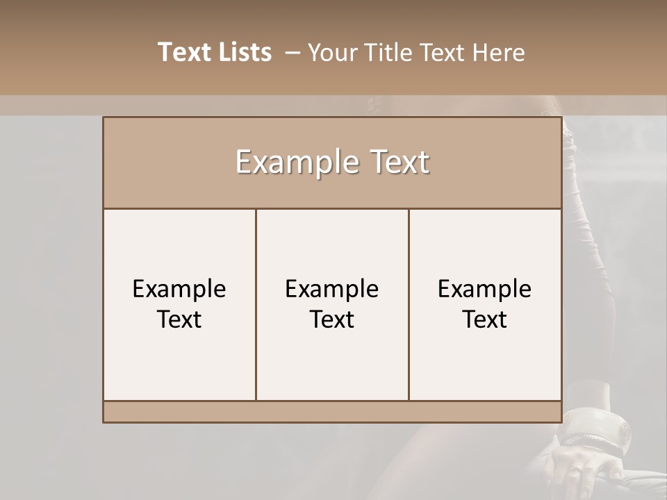 Look Beauty Hair PowerPoint Template