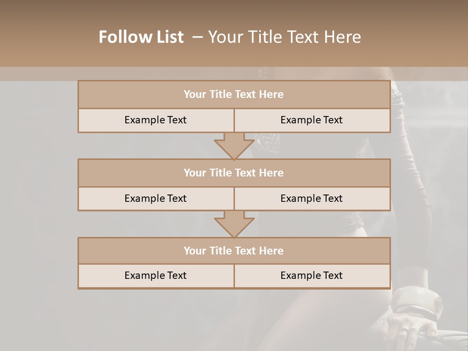 Look Beauty Hair PowerPoint Template