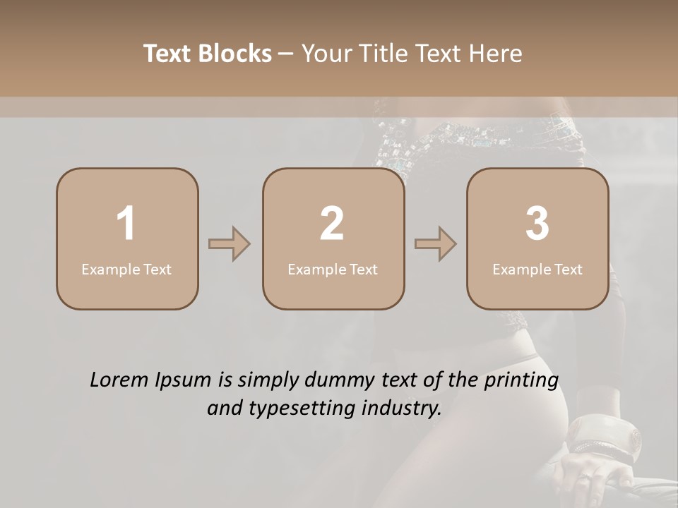 Look Beauty Hair PowerPoint Template