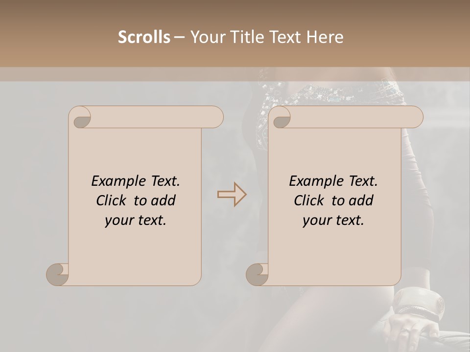 Look Beauty Hair PowerPoint Template