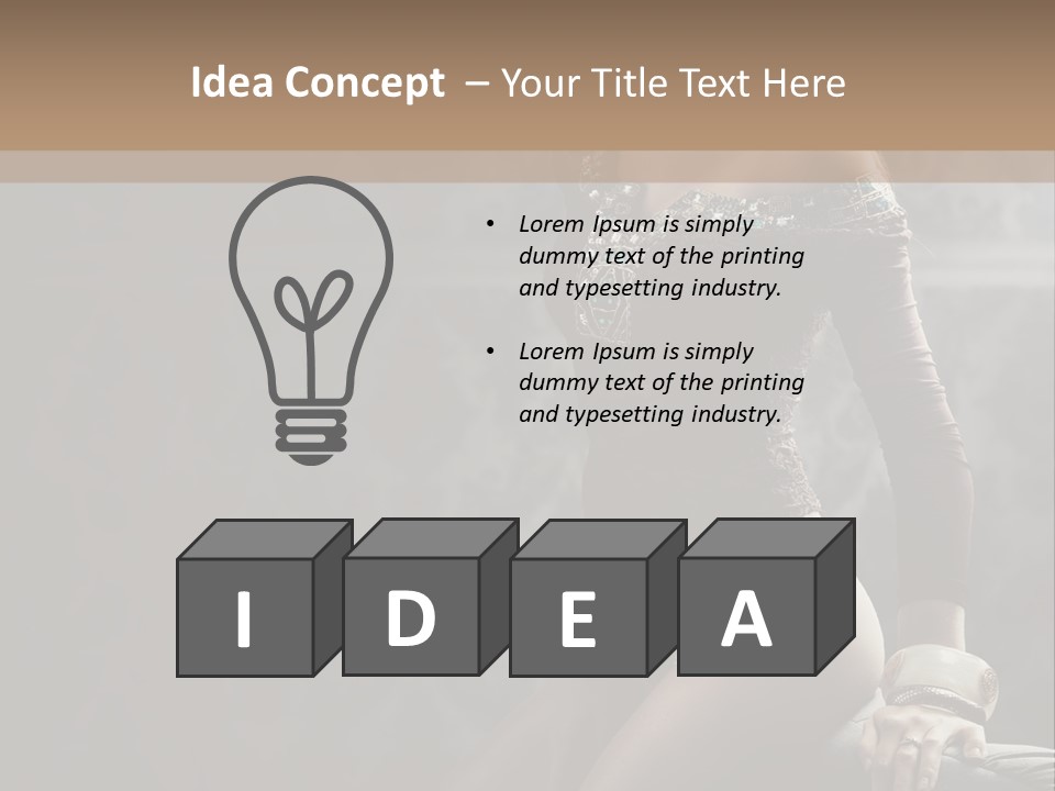 Look Beauty Hair PowerPoint Template