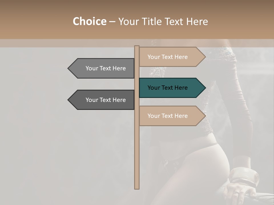 Look Beauty Hair PowerPoint Template