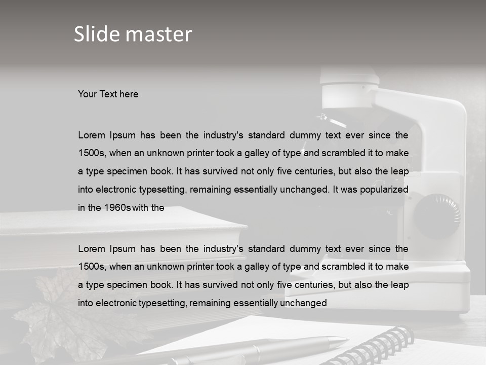 Stack Board Instrument PowerPoint Template