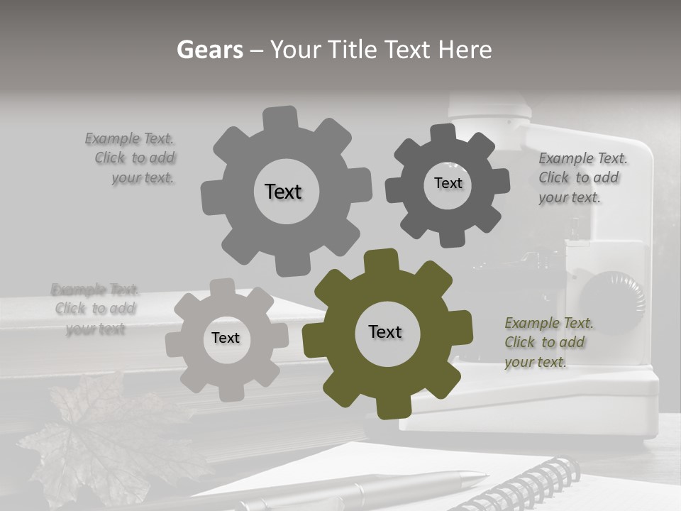 Stack Board Instrument PowerPoint Template